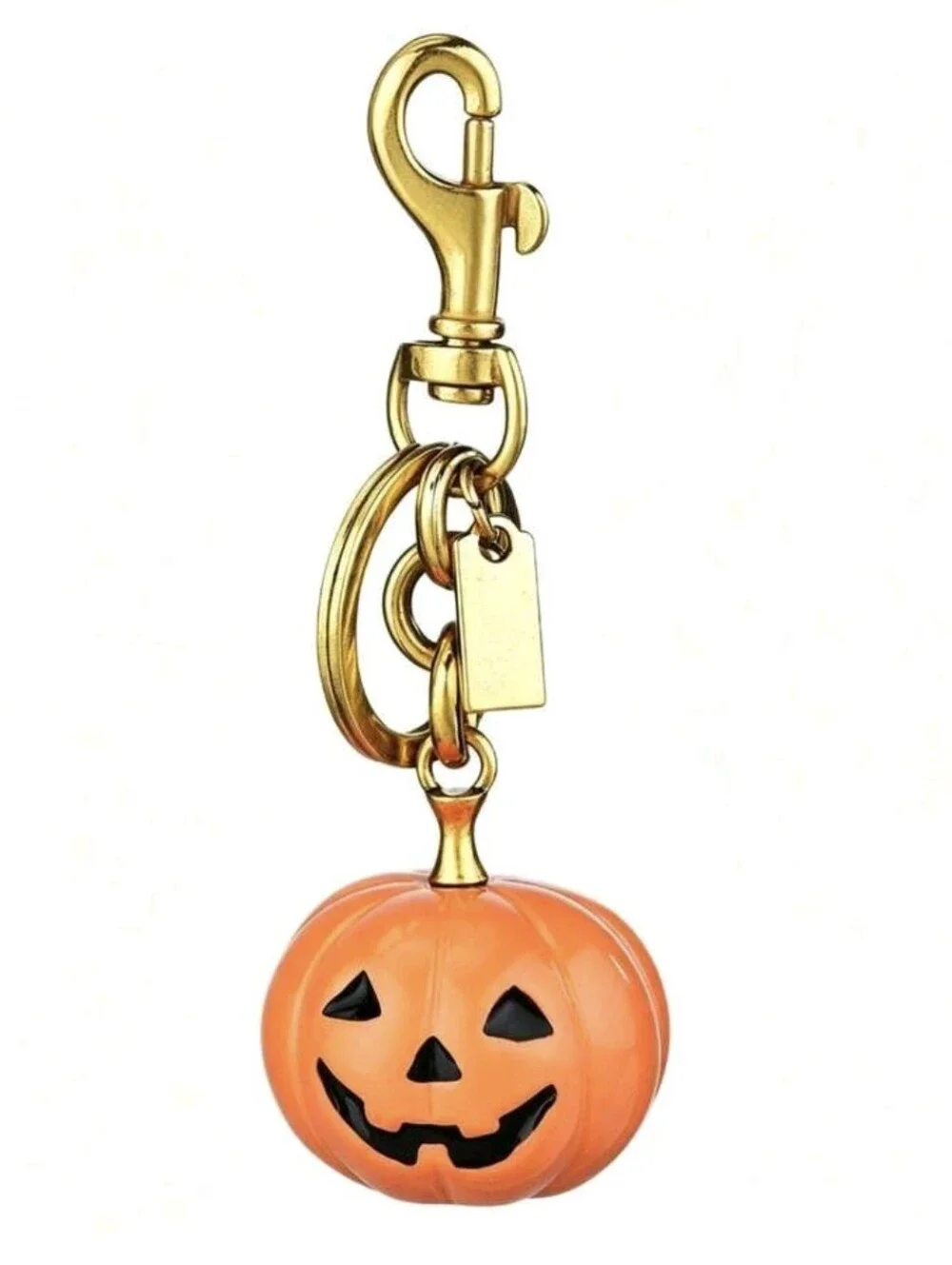 Jack-o'-Lantern Pumpkin Bag Charm/ Keychain NEW